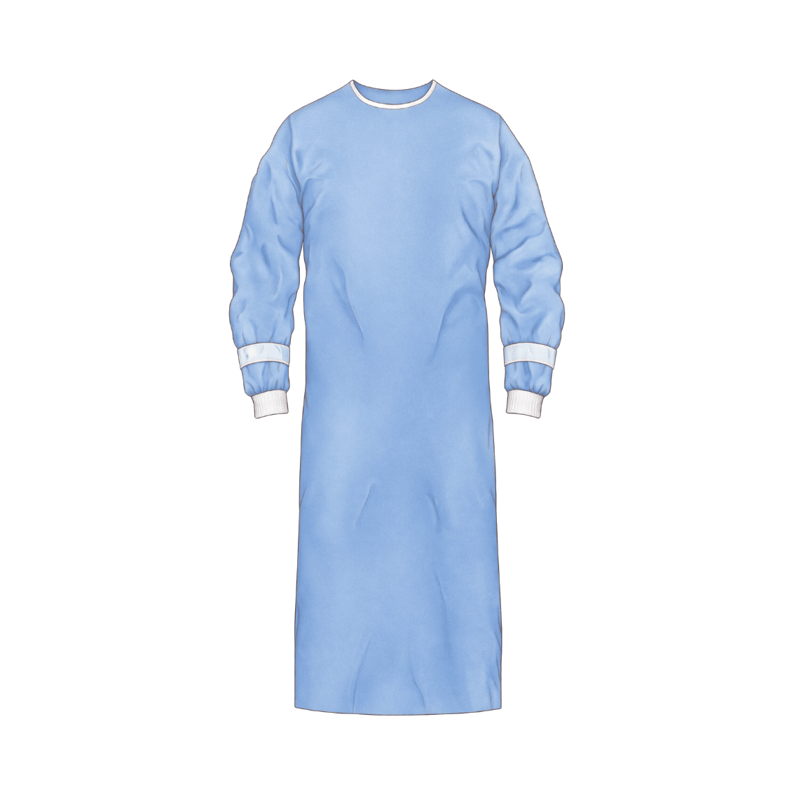 NYES Protect surgical gown with integrated Tuff Cuff interface technology at the wrist cuffs